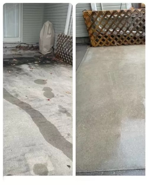 Great Soft Washing and Pressure Washing Results on Town Home in Decatur, AL